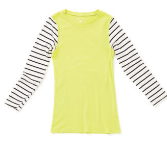 DIY Contrast-Sleeve Tee Image